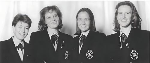 Captain Barbara Tisi Buchmann, Sophie Ducrey, Lisa Schaufelberger, Carlotta Vannini